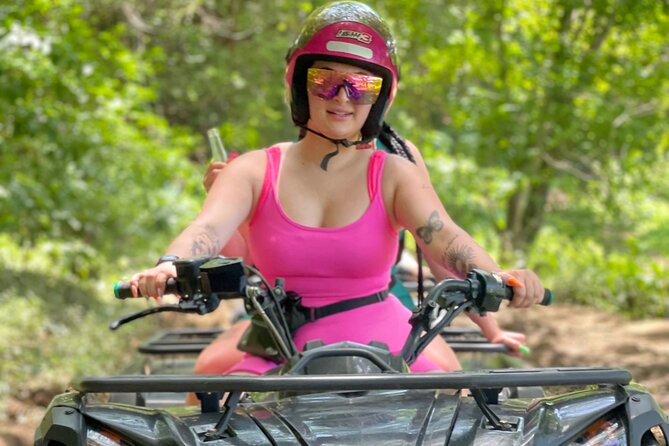 ATV and Bamboo Rafting With limestone foot massage and transport - Limestone foot massage as the finishing touch