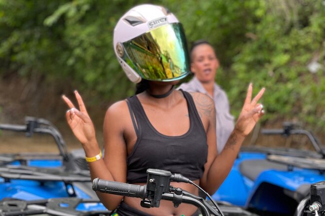 ATV and Bamboo Rafting With limestone foot massage and transport - Pickup from your hotel or Airbnb
