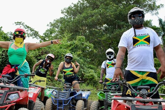 ATV, Bamboo Rafting, and Horseback Ride Tour From Montego Bay - Scotchies Drax Hall for Jerk Food