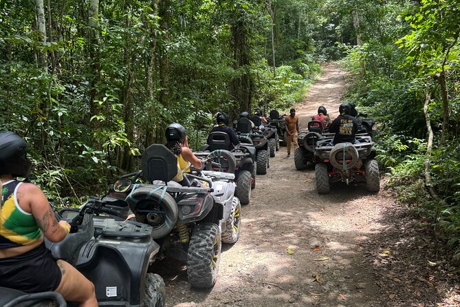 ATV Bamboo Rafting and Horseback Riding in Montego Bay - Bamboo rafting and the limestone foot massage