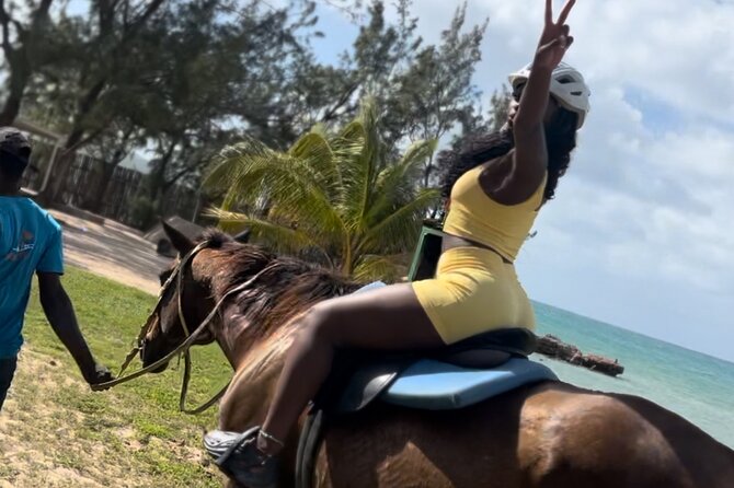 ATV, Bamboo Rafting , Horseback Ride & Blue Hole Falls Ocho Rios - Horseback riding from St. Ann’s Bay to the sea