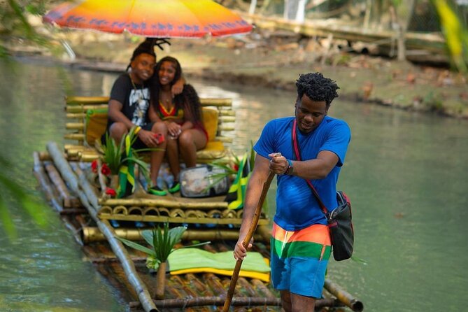 ATV , Bamboo Rafting & Horseback Riding tour from Montego bay - St. Ann’s Bay horseback riding and the sea swim