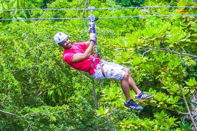 ATV, Horseback Ride, Zipline, Falls Climb + Lunch from Ocho Rios - ATV riding through Jamaica’s countryside