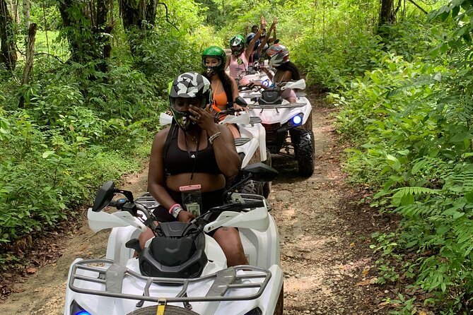 ATV Jungle Safari Tour from Montego Bay - River water, fresh fruit, and local stops