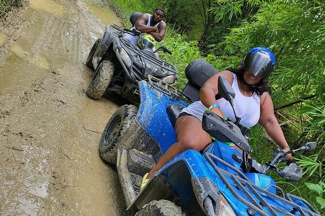 ATV Riding in Rainforest & Ricks Cafe from Montego Bay - The ATV ride through the rainforest setting