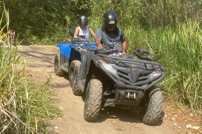 ATV, Zipline, Horseback, Bamboo Rafting and Rick’s Cafe - Ziplining with a lively guide crew