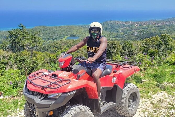ATV, Zipline, Horseback, Bamboo Rafting & Catamaran Boat Jamaica - Ziplining puts the island below you