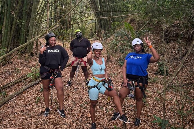 ATV Zipline Nature Walk Swing over Wishing River Kingston Jamaica - The Swing Over the Wishing River