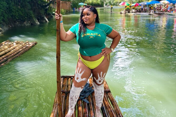 Bamboo rafting - A quiet hour on bamboo in Montego Bay