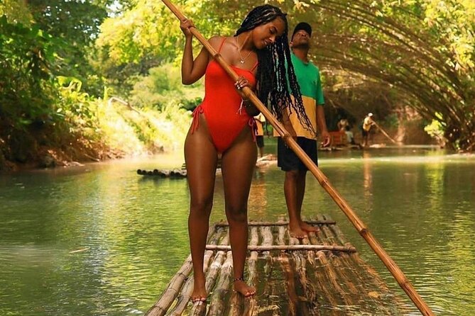 Bamboo Rafting Limestone Foot Massage/Negril 7 Miles Beach/Ricks Cafe Combo - A gentle start at Lethe River