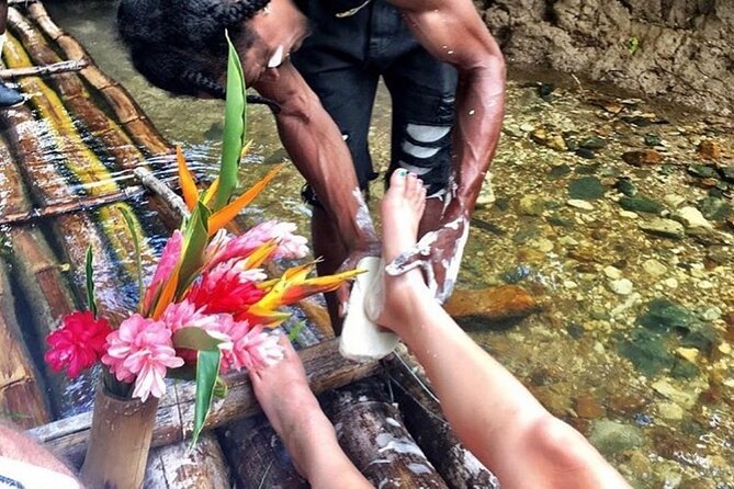 Bamboo Rafting, Limestone Foot Massage, Parasailing Private Tour - What the $255 price means
