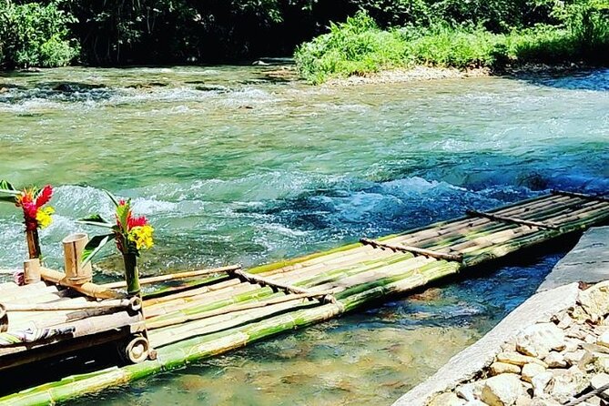 Bamboo Rafting, Limestone Foot Massage, Parasailing Private Tour - The balance of calm and excitement