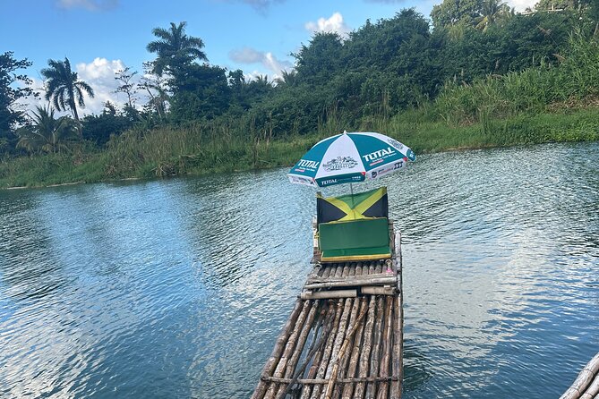 Bamboo rafting on the great river -Transportation only - Coconut water, sugar cane, and the limestone massage