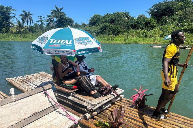 Bamboo rafting on the great river -Transportation only - What guides such as Alex and Teddy add