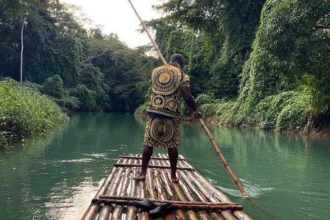 Bamboo Rafting Tour with Limestone Foot Massage in Montego Bay - Floating through Lethe River scenery