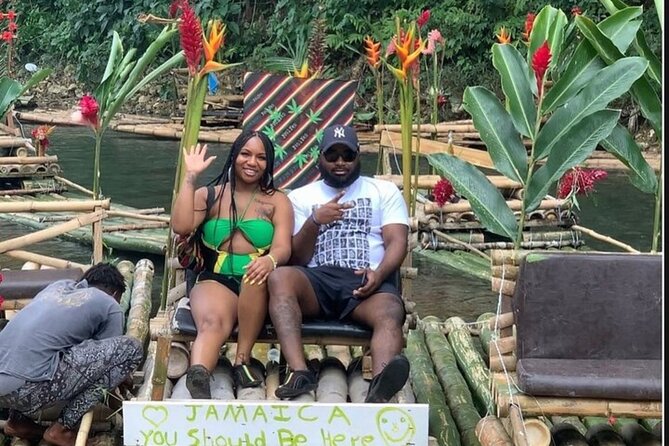 Bamboo Rafting With Foot Massage - What the 30-foot bamboo raft is like
