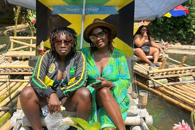 Bamboo rafting with Limestone Foot Massage free rum taste - A slow start from Montego Bay to Lethe