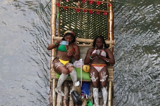 Bamboo rafting with Limestone Foot Massage free rum taste - Who will enjoy this outing most