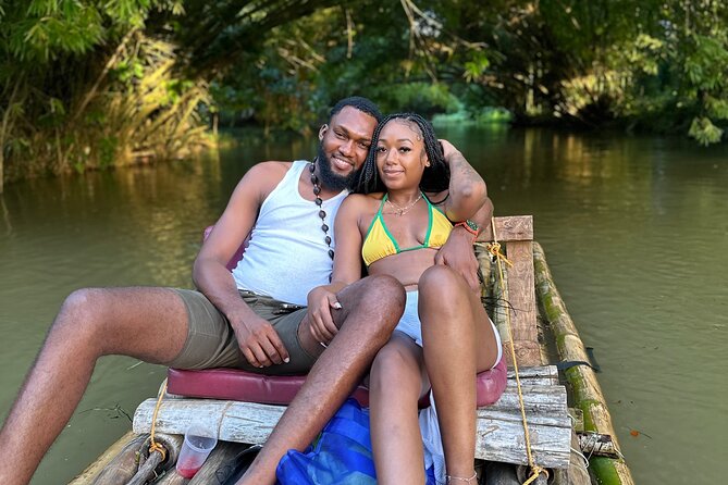 Bamboo rafting with limestone massage - Champagne, coconut, fruit, and music on the river