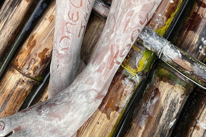 Bamboo rafting with limestone massage - Who will enjoy this most