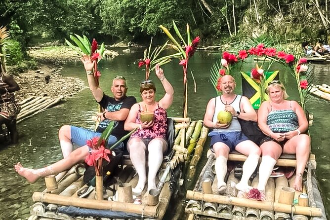 Bamboo River Rafting Limestone Foot Massage & Bottle of Rum Punch - What the Great River ride actually feels like