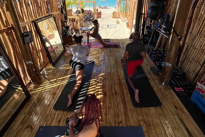 Beach Gym Workout on the World Famous 7 Mile Beach in Negril - A beach gym instead of a hotel treadmill