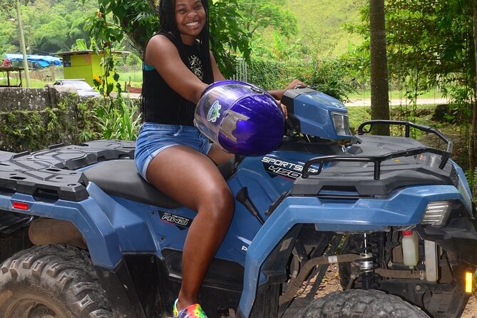 Blue Hole and Atv in Ocho Rios - Riding the Countryside on an ATV