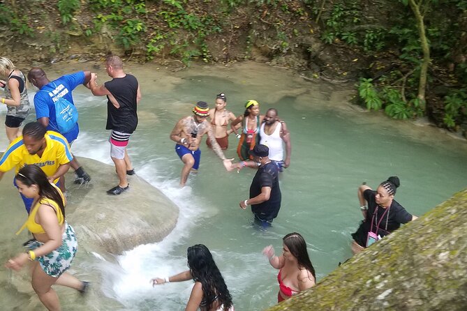 Blue Hole and Dunn's River Adventurous and hiking waterfalls from Ocho Rios - Blue Hole starts the day with water and choice