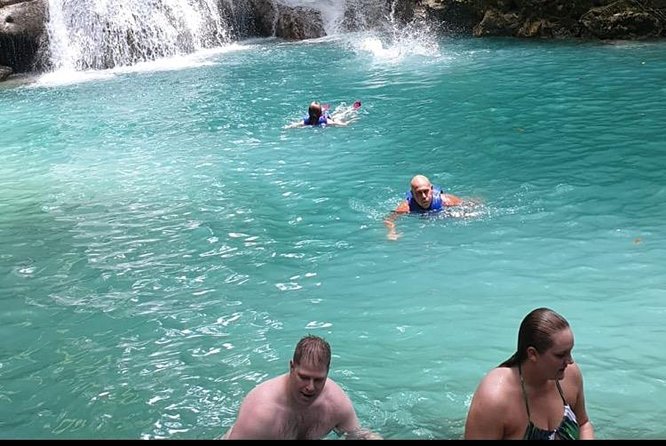 Blue Hole and Dunn's River Falls Private Tour from Montego Bay - Two famous Jamaican waterfalls, two different moods