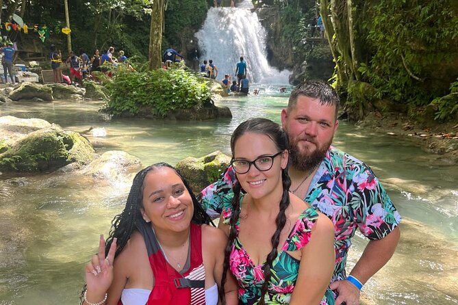 Blue Hole and Dunns River Falls the Number One Rated Excursions - Private touring with Navar and the drivers