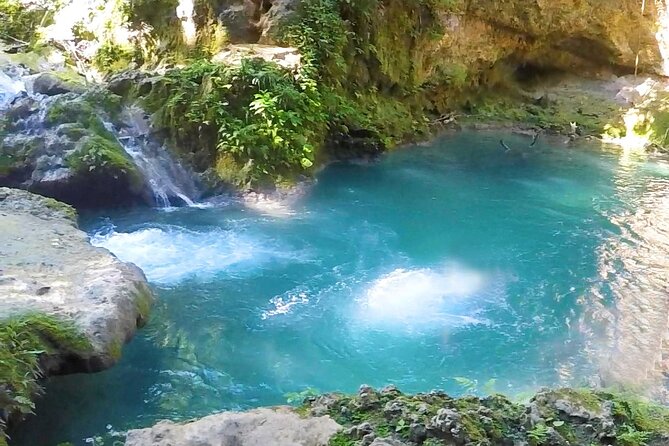 Blue Hole And Horseback riding - The 600-foot climb at Dunn’s River Falls