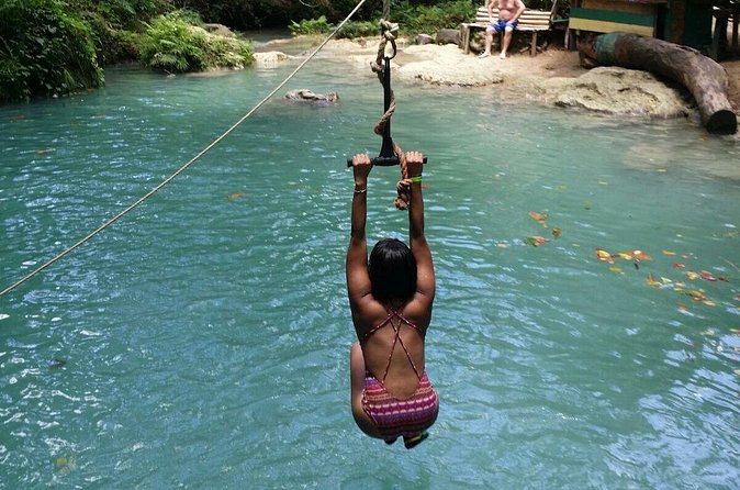 Blue Hole and Martha Brae Full-Day Tour from Montego Bay - Scotchies and Jamaican jerk food