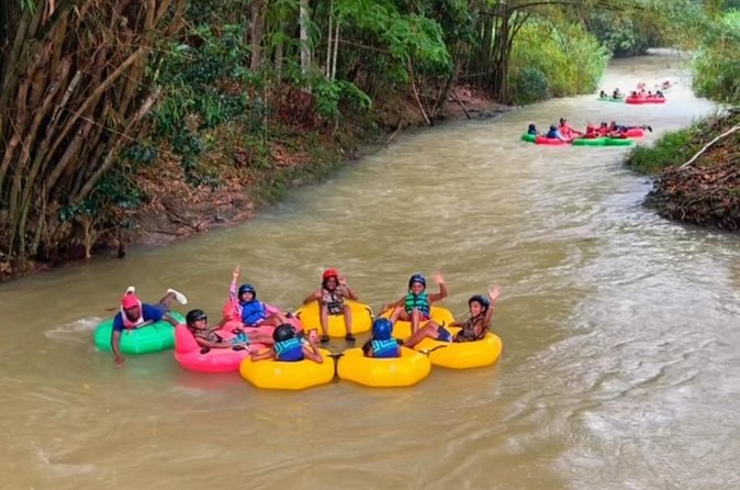 Blue Hole and River Rapids Adventure - Leaving Montego Bay in a private vehicle