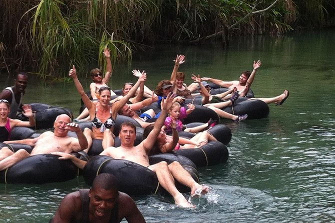 Blue Hole and River Tubing Combo Tour from Ocho Rios - White River tubing changes the pace