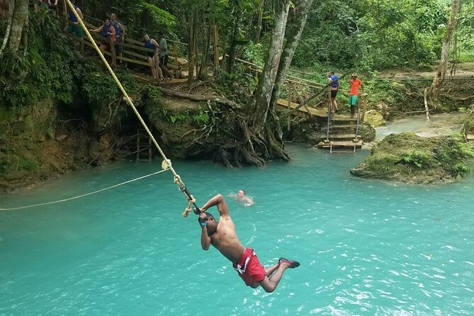Blue Hole Falls with Horseback Ride Adventure from Montego Bay - Blue Hole first, then horses by the sea