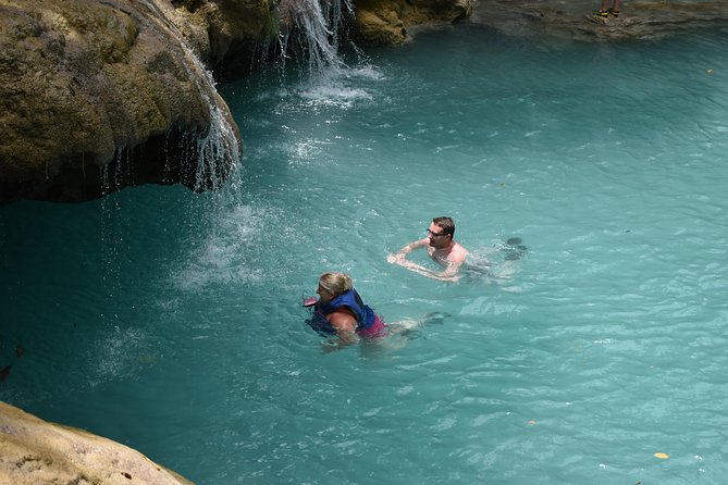Blue Hole plus Secret Falls & Dunn's River Falls from Grand Palladium - Blue Hole and Secret Falls in the hills