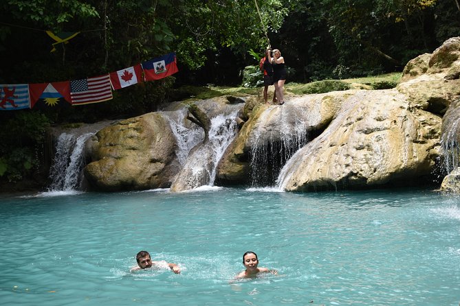 Blue Hole plus Secret Falls & Dunn's River Falls from Grand Palladium - The 7:30 a.m. pickup from Lucea