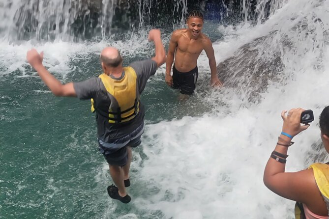 Blue Hole, River Tubing, and Horse Ride with Swim Ocho Rios - Bamboo rafting slows the river down