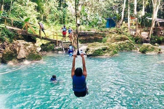 Blue Hole Secret Falls and River Tubing Private Tour - Key points to know before you book