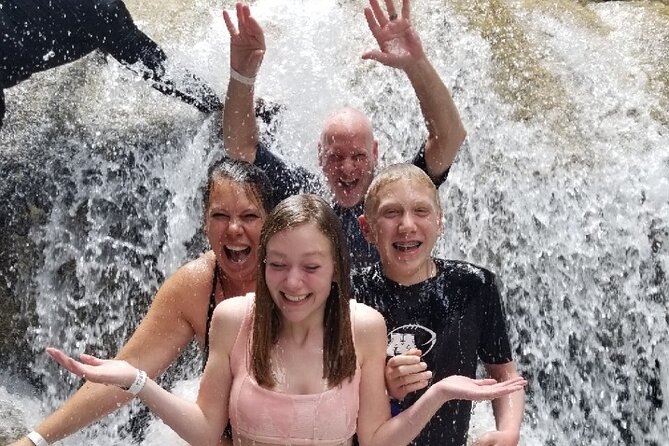 Blue Hole, Secret Falls & River Rapids Tubing from Montego Bay - White River tubing builds from calm to lively