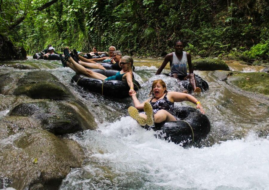 Blue Hole, Secret Falls, River Tubing and Dunn's River Falls - What the $280 price means