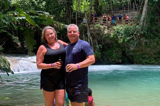 Blue Hole Water Falls (From Montego Bay & Falmouth) Private - Dunn’s River Falls adds a classic Jamaica stop