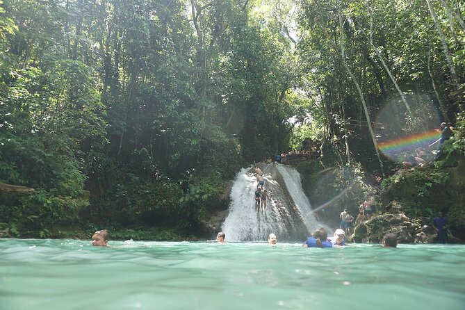 Blue Hole Waterfall Tour from Montego Bay - Blue Hole first, sightseeing second