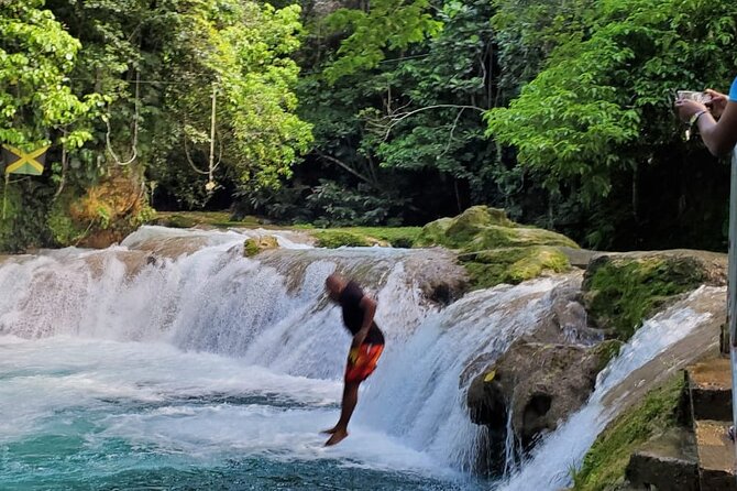 Blue Hole Waterfall Tour from Montego Bay - Green Grotto and the cave country