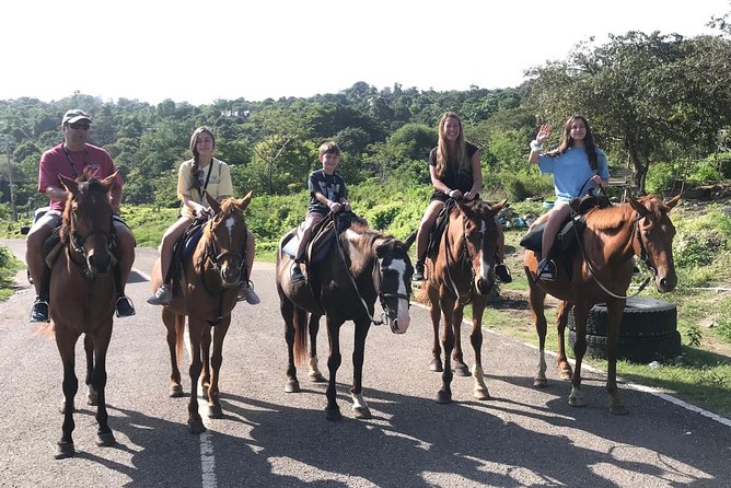 Blue hole waterfalls + horseback riding combo tour from Ocho Rios - Two Jamaican highlights before lunch