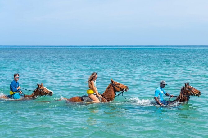 Catamaran, ATV and Horse Back Riding/Swim - Lunch and the change from land to water