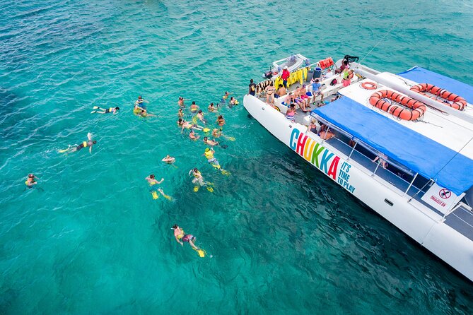 Catamaran Cruise with Snorkeling and Dunn's River Falls - Lunch, rum punch, and the Blue Mountain coffee stop