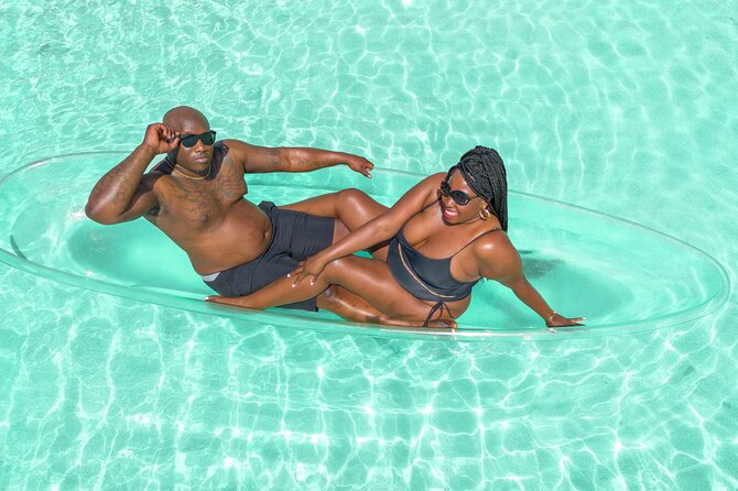 Clear Kayak Beauty Photoshoot Montego Bay Jamaica - How the drone changes the photos