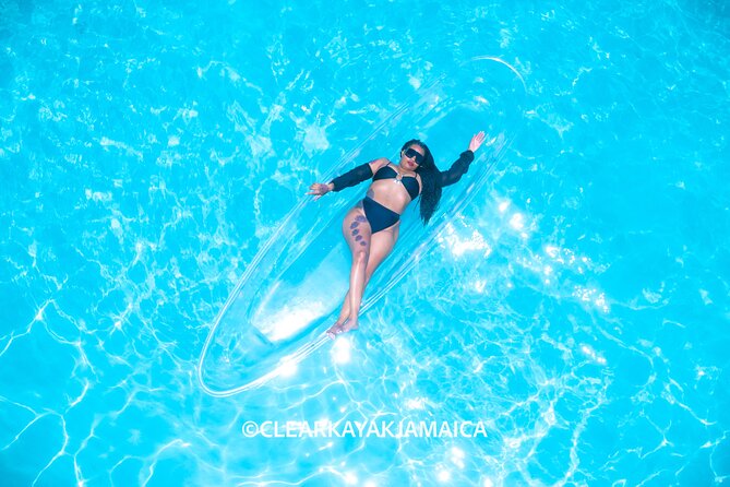 Clear Kayak Drone Video & Photoshoot near Ocho Rios Jamaica - The photos and video you receive