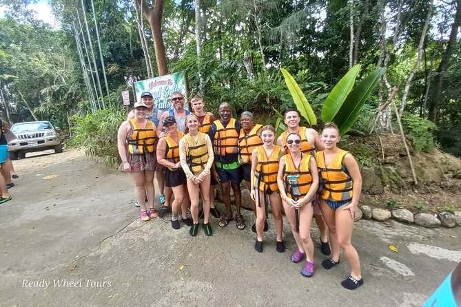 Custom COMBO to Mystic Mountain, Dunns River Falls & Blue Hole - Dunns River Falls: a climb toward the Caribbean